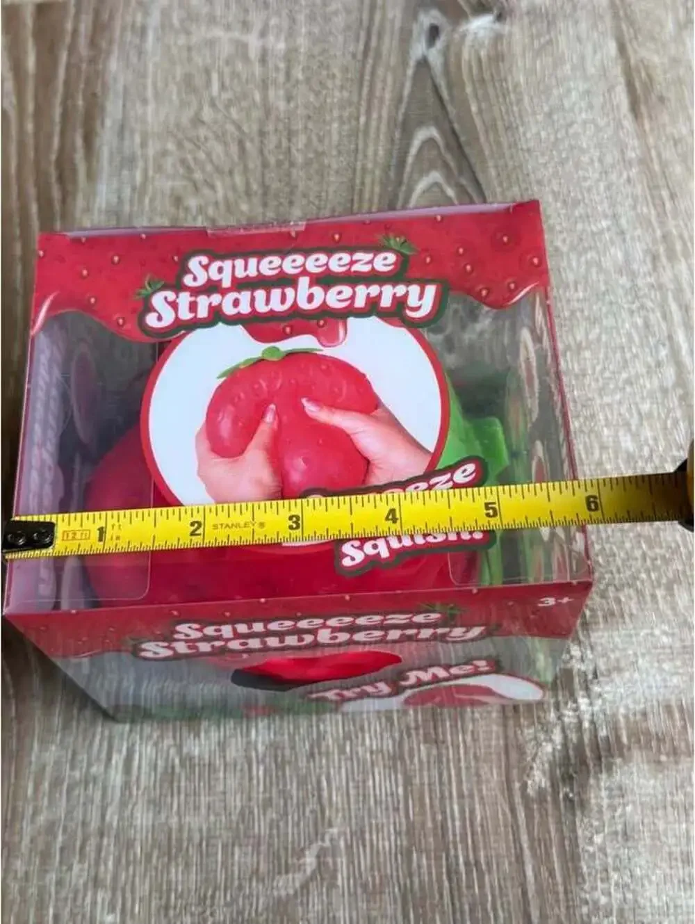 New large squeeze strawberry squishy
